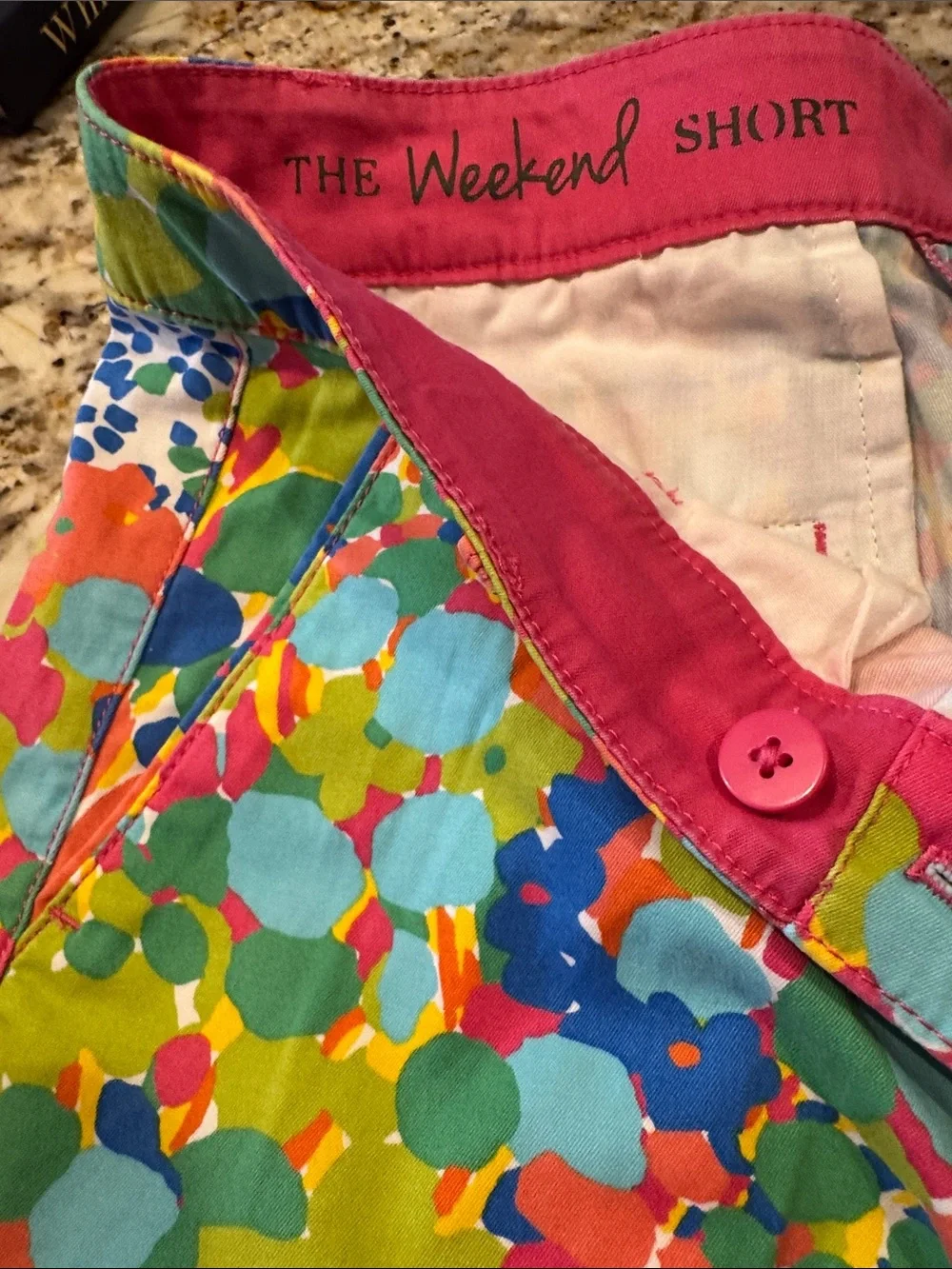 TALBOTS The Weekend Short Floral Cotton Shorts Size 4P
